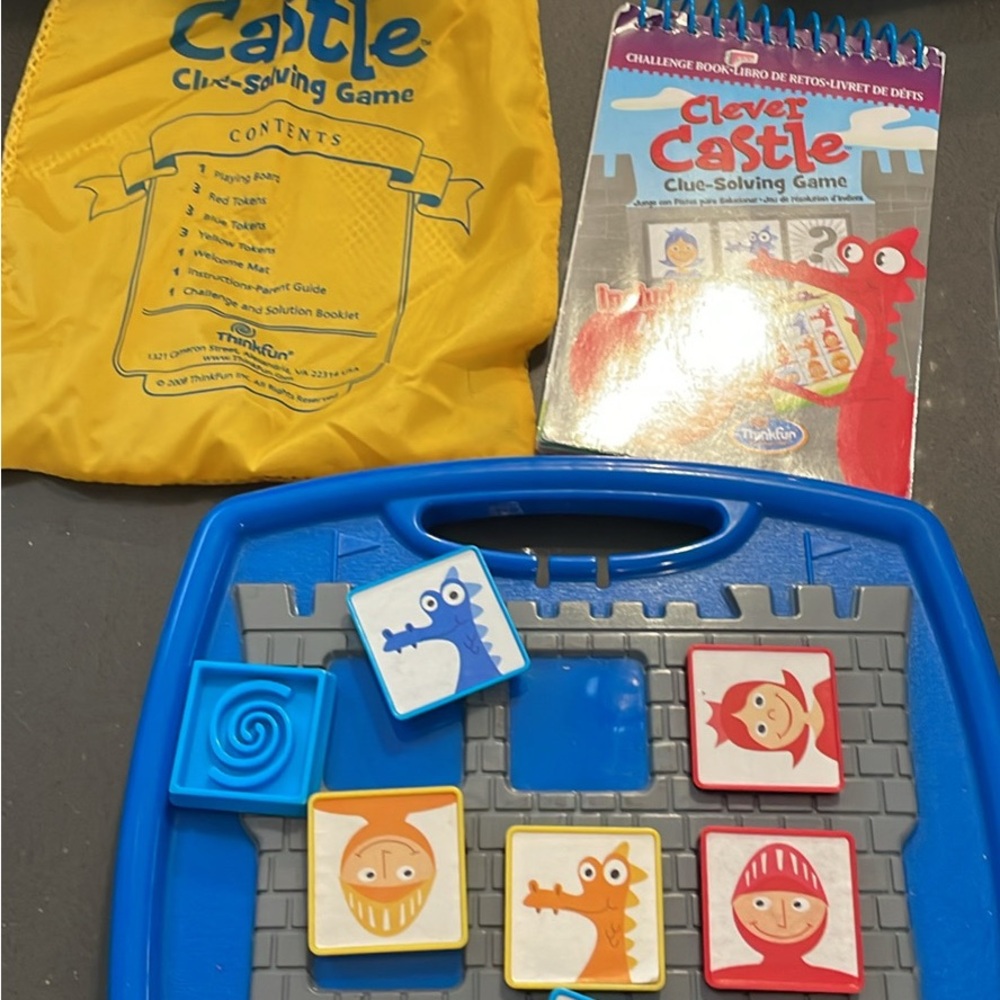 Think! Blue and Yellow Puzzle Adventure Game brain game educational for kids